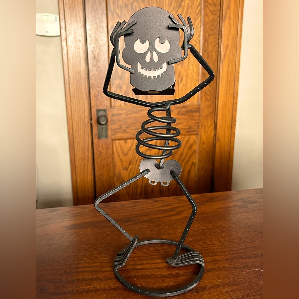 Partylite “Bones” skeleton candle holder